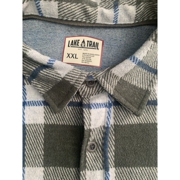 Lake &Trail‎ Mens XXL Flannel Shirt Pre-owned - Picture 1 of 4